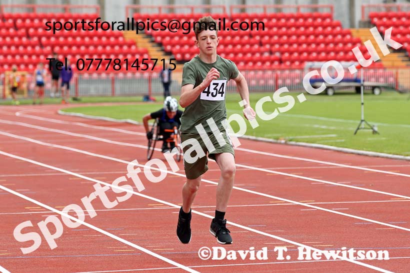 100 metres, 2021 Gateshead Tartan Games. Photo: David T. Hewitson/Sports for All Pics